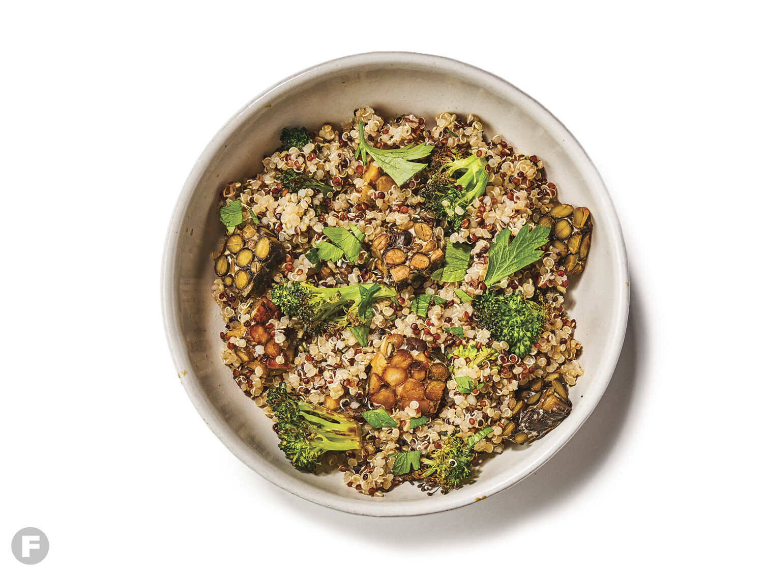 Tempeh quinoa stirfry